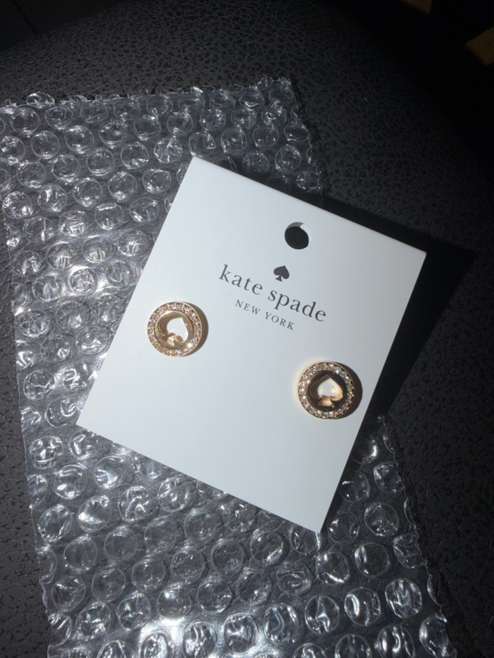 Kate Spade SPOT THE SPADE PAVE HALO SPADE $60 - Picture 2 of 4